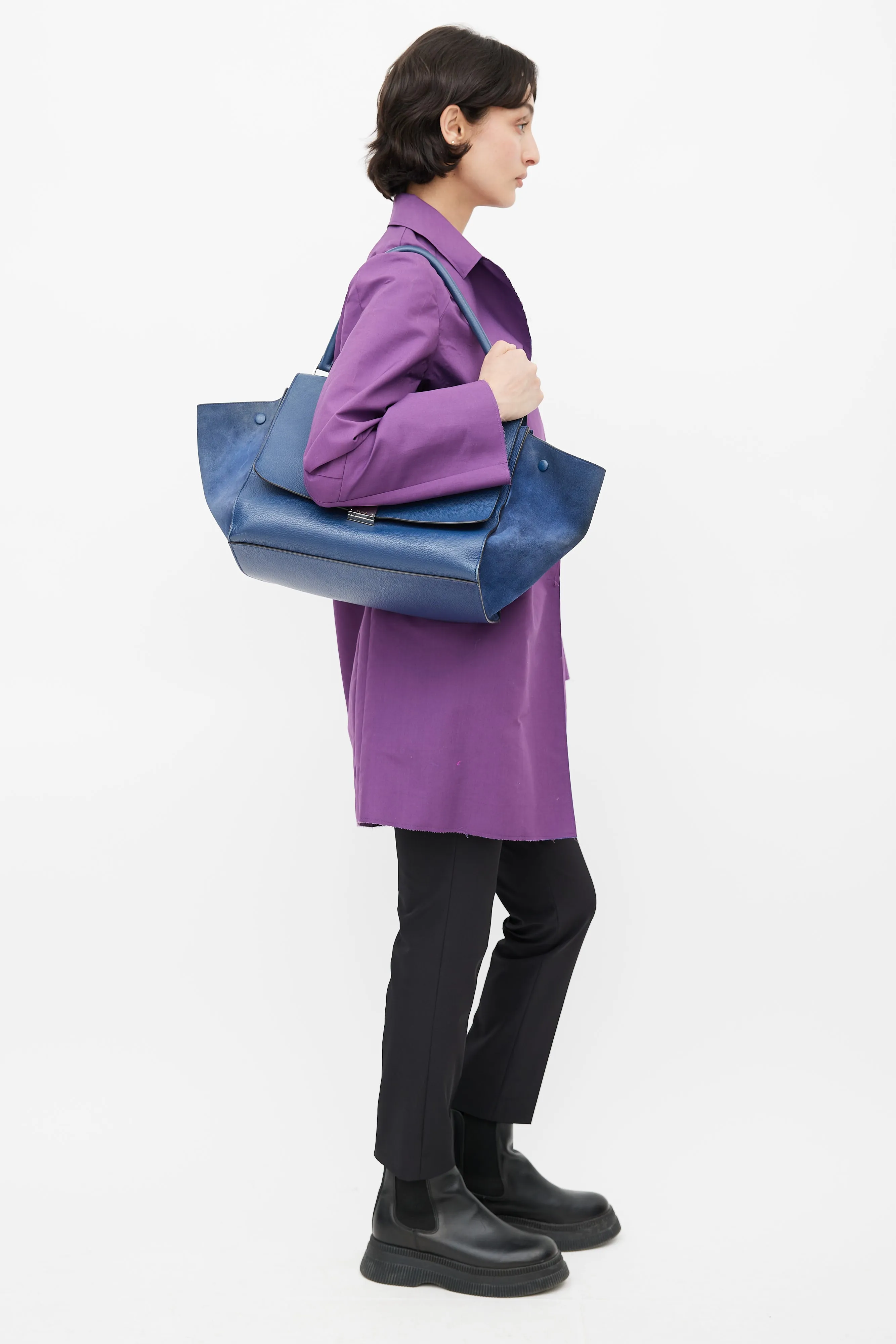 2013 Blue Large Trapeze Bag