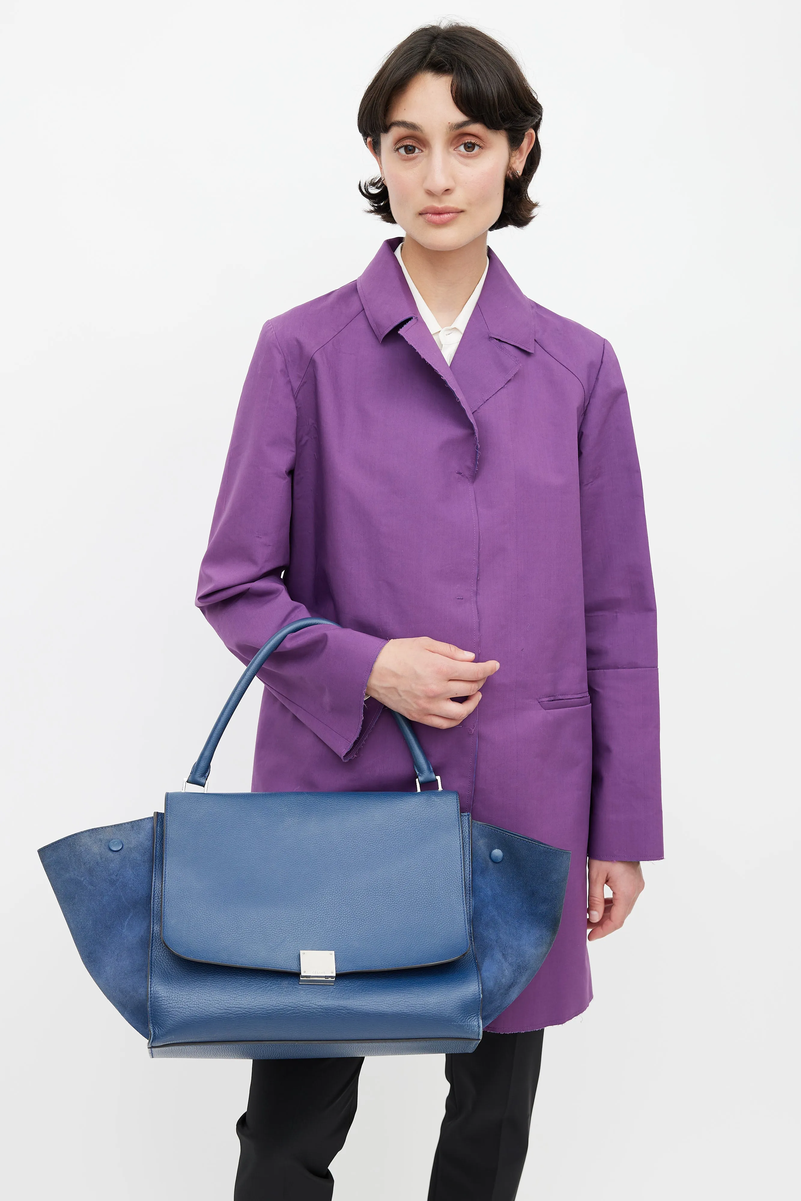 2013 Blue Large Trapeze Bag