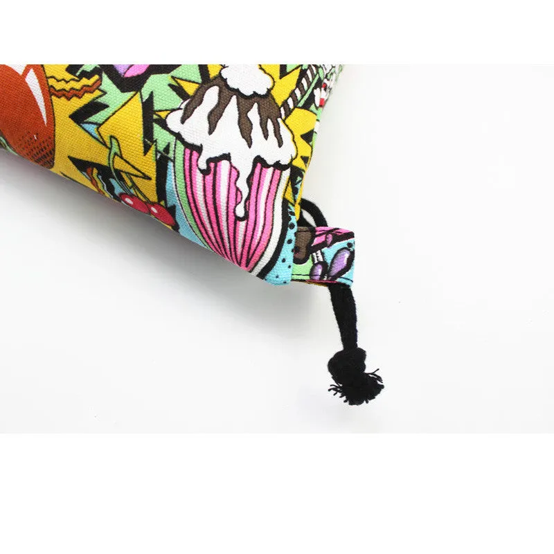 40cm Cotton Fabric Soft Drawstring Bag Beach and Pool - free Shipping N.A.