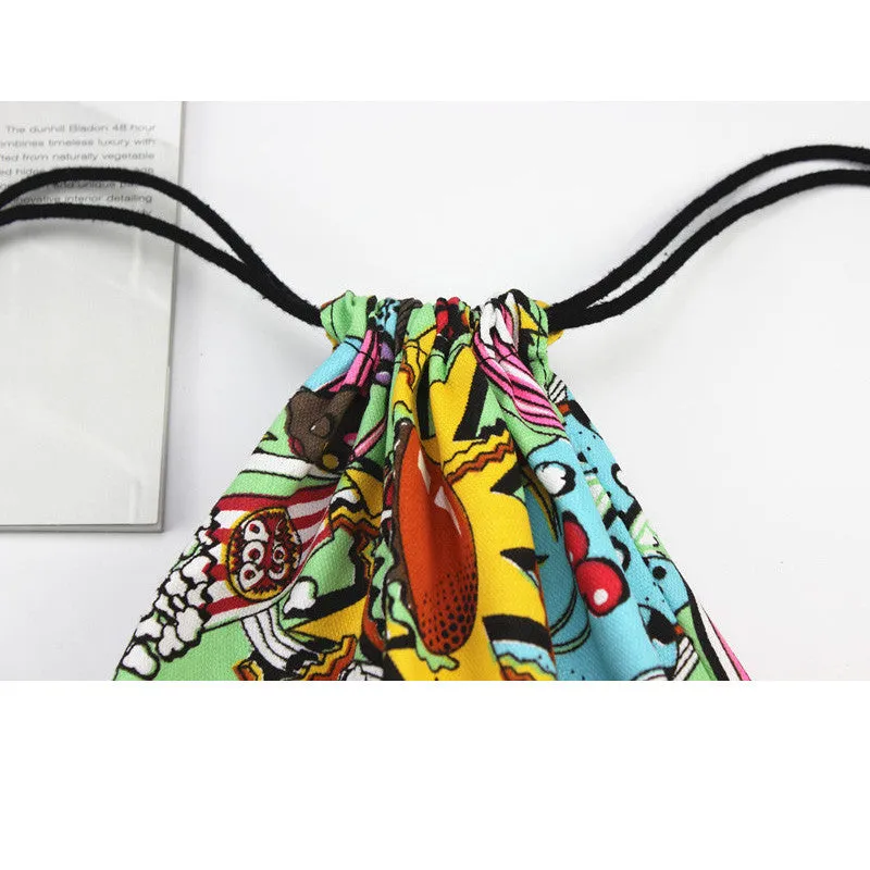40cm Cotton Fabric Soft Drawstring Bag Beach and Pool - free Shipping N.A.