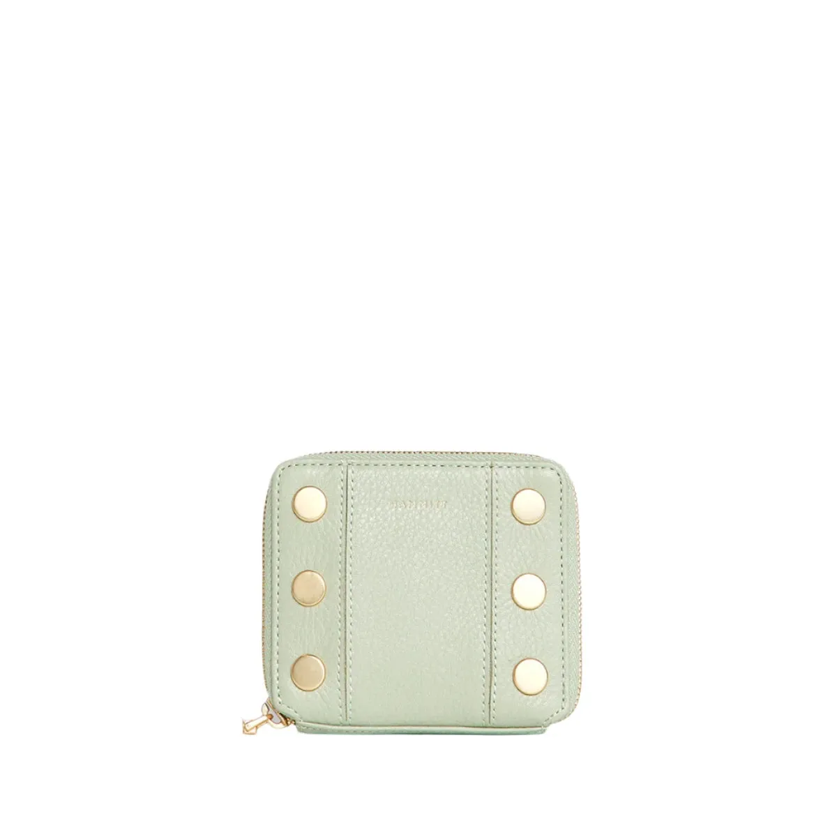 5 NORTH Compact Wallet in Cypress Sage/ Gold
