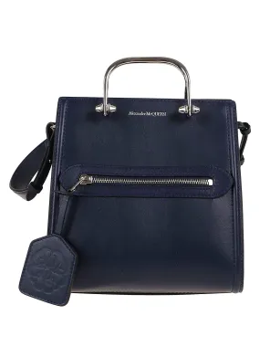 Alexander McQueen Logo Detailed Strapped Messenger Bag