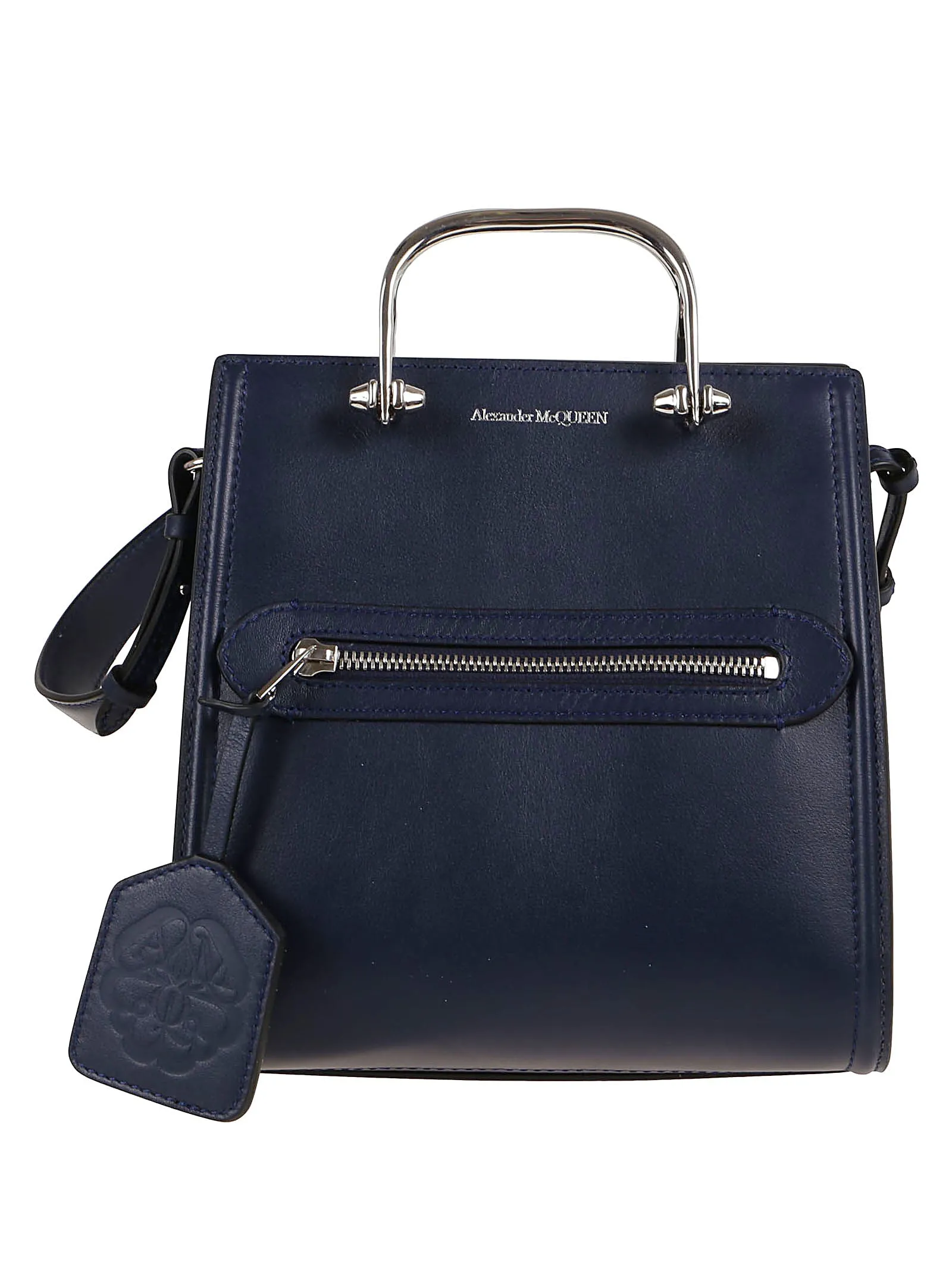 Alexander McQueen Logo Detailed Strapped Messenger Bag