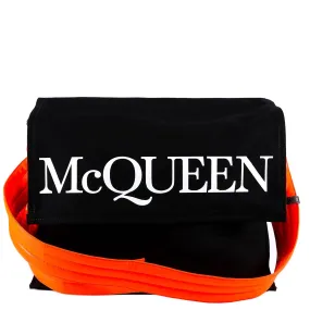Alexander McQueen Logo Print Shoulder Bag