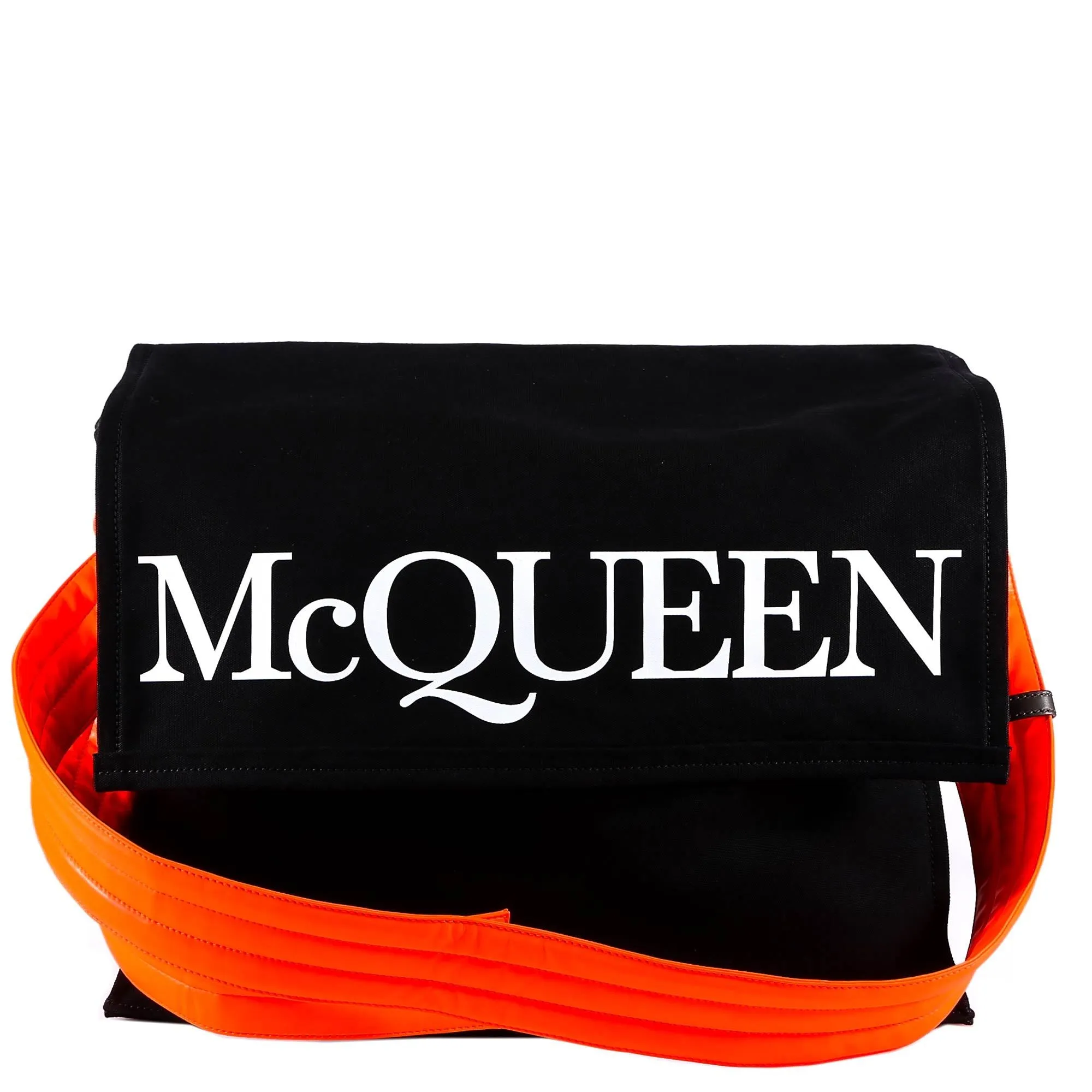 Alexander McQueen Logo Print Shoulder Bag