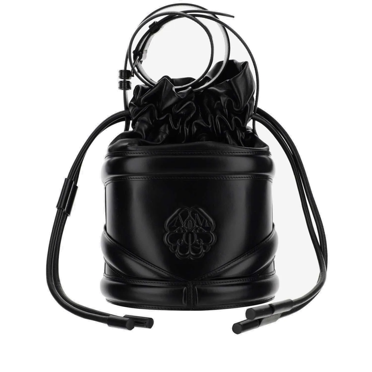 Alexander McQueen Panelled Drawstring Bucket Bag