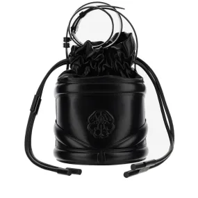 Alexander McQueen Panelled Drawstring Bucket Bag