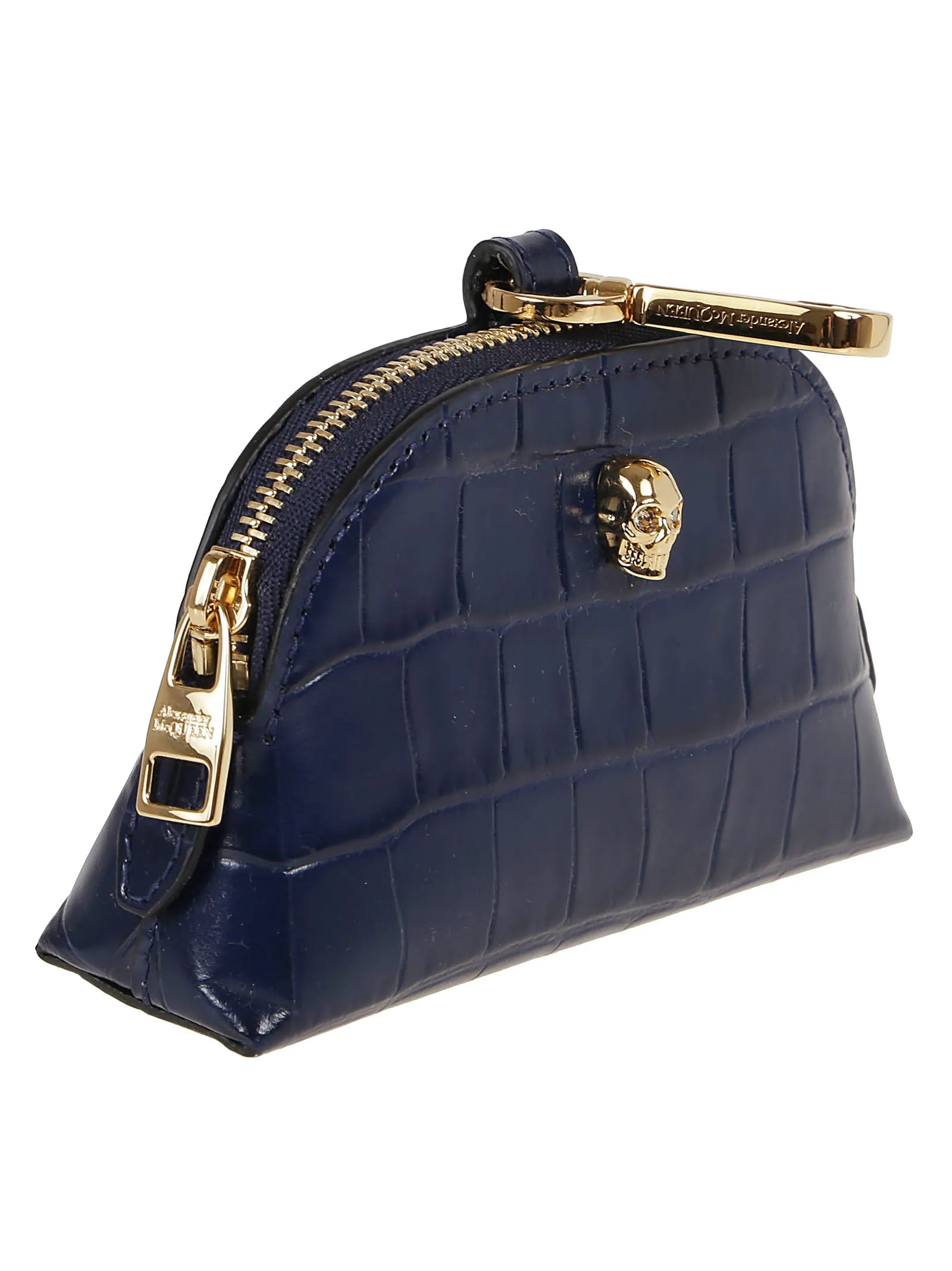 Alexander McQueen Skull Zip Coin Pouch Bag