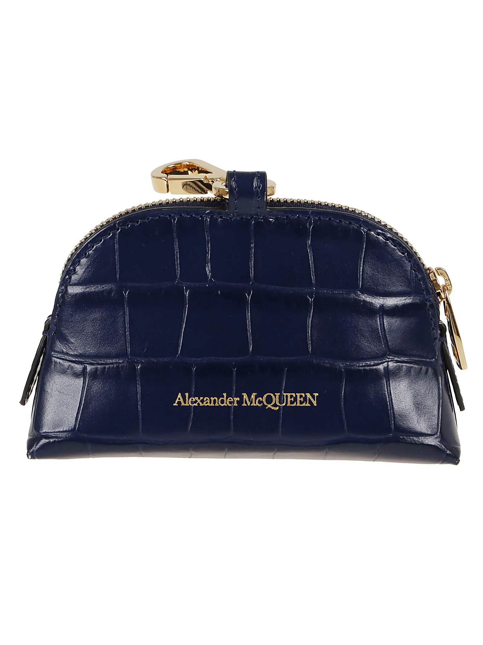 Alexander McQueen Skull Zip Coin Pouch Bag