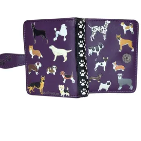 All the Dogs in Purple Small Wallet