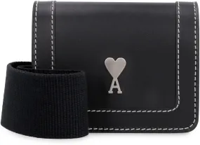 AMI Logo Plaque Crossbody Bag