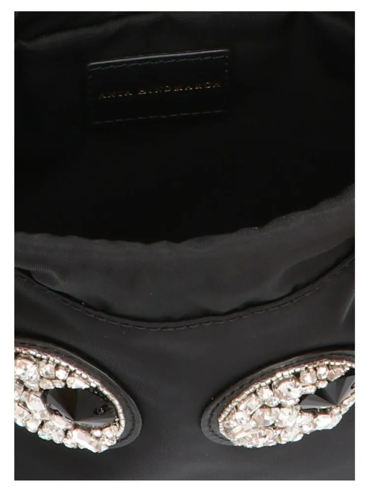 Anya Hindmarch Embellished Eyes Clutch Bag