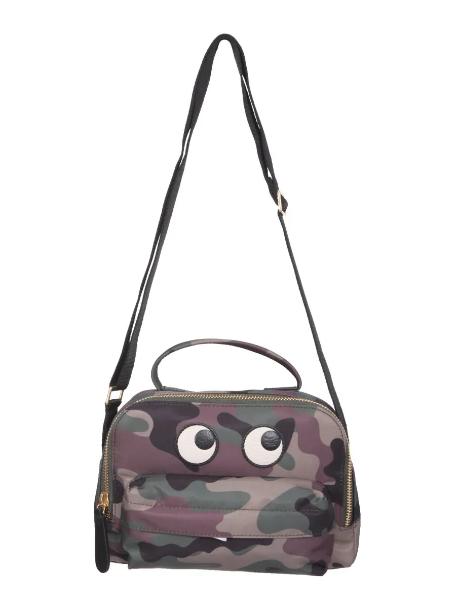 Anya Hindmarch Eyes Camouflage Print Crossbody Bag