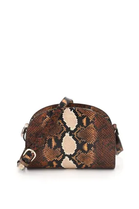 A.P.C. Demi Lune Embossed Crossbody Bag