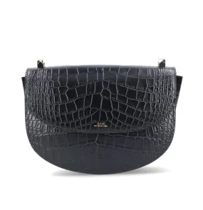 A.P.C. Genève Embossed Crossbody Bag