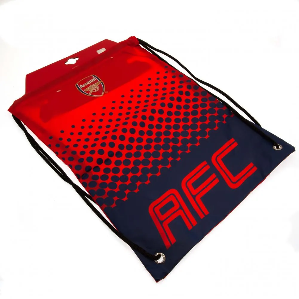 Arsenal FC Gym Bag - Fade Design with Club Crest