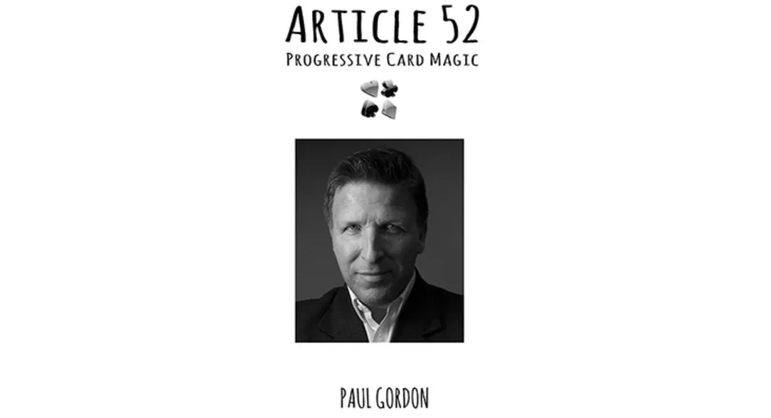 Article 52 by Paul Gordon - Book
