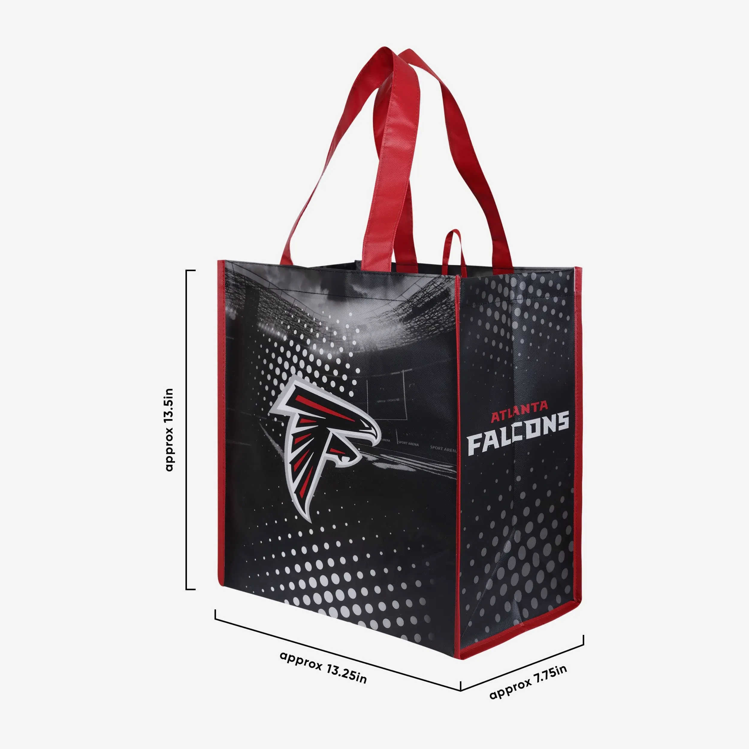 Atlanta Falcons 4 Pack Reusable Shopping Bag