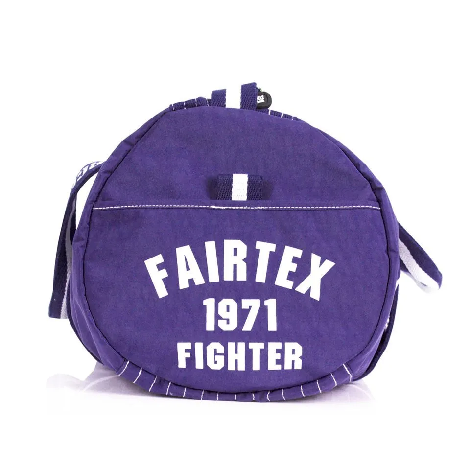 BAG9 Fairtex Purple Retro Style Barrel Bag