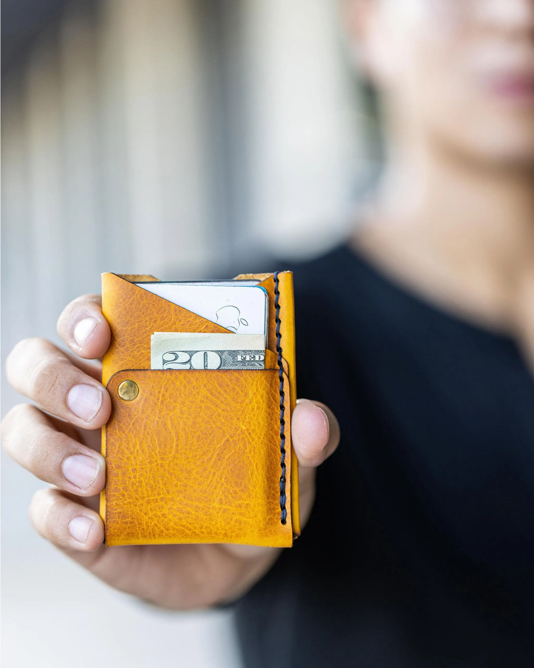 Big Spender Leather Wallet in Butterscotch