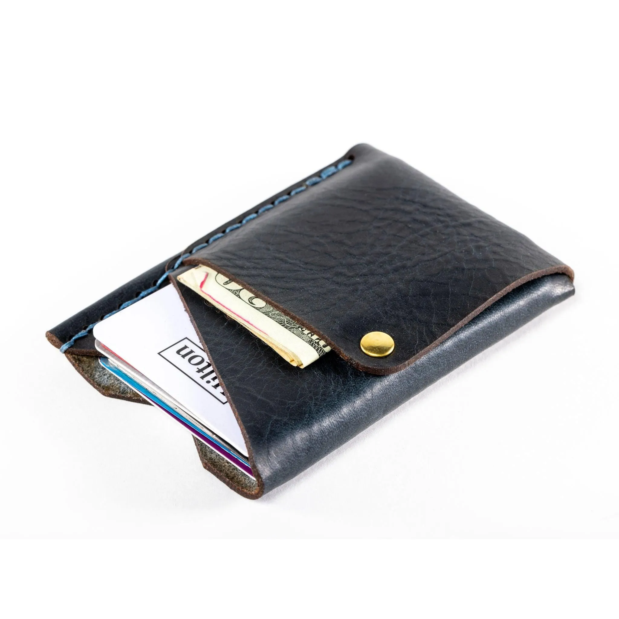 Big Spender Leather Wallet in Midnight