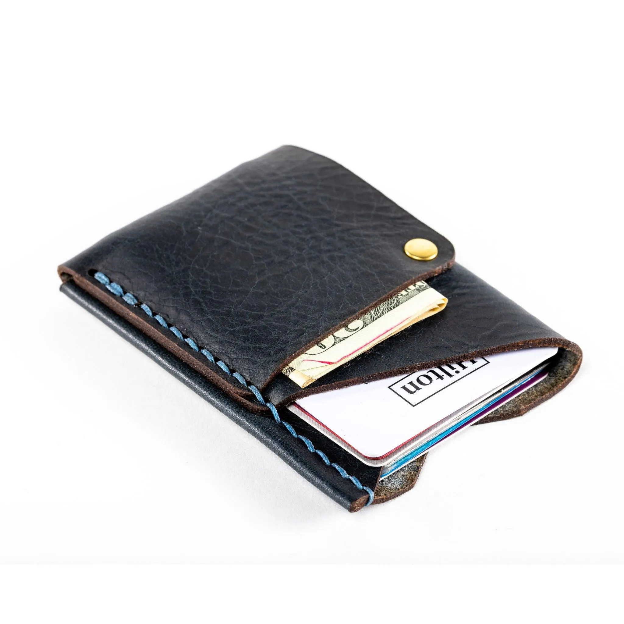 Big Spender Leather Wallet in Midnight