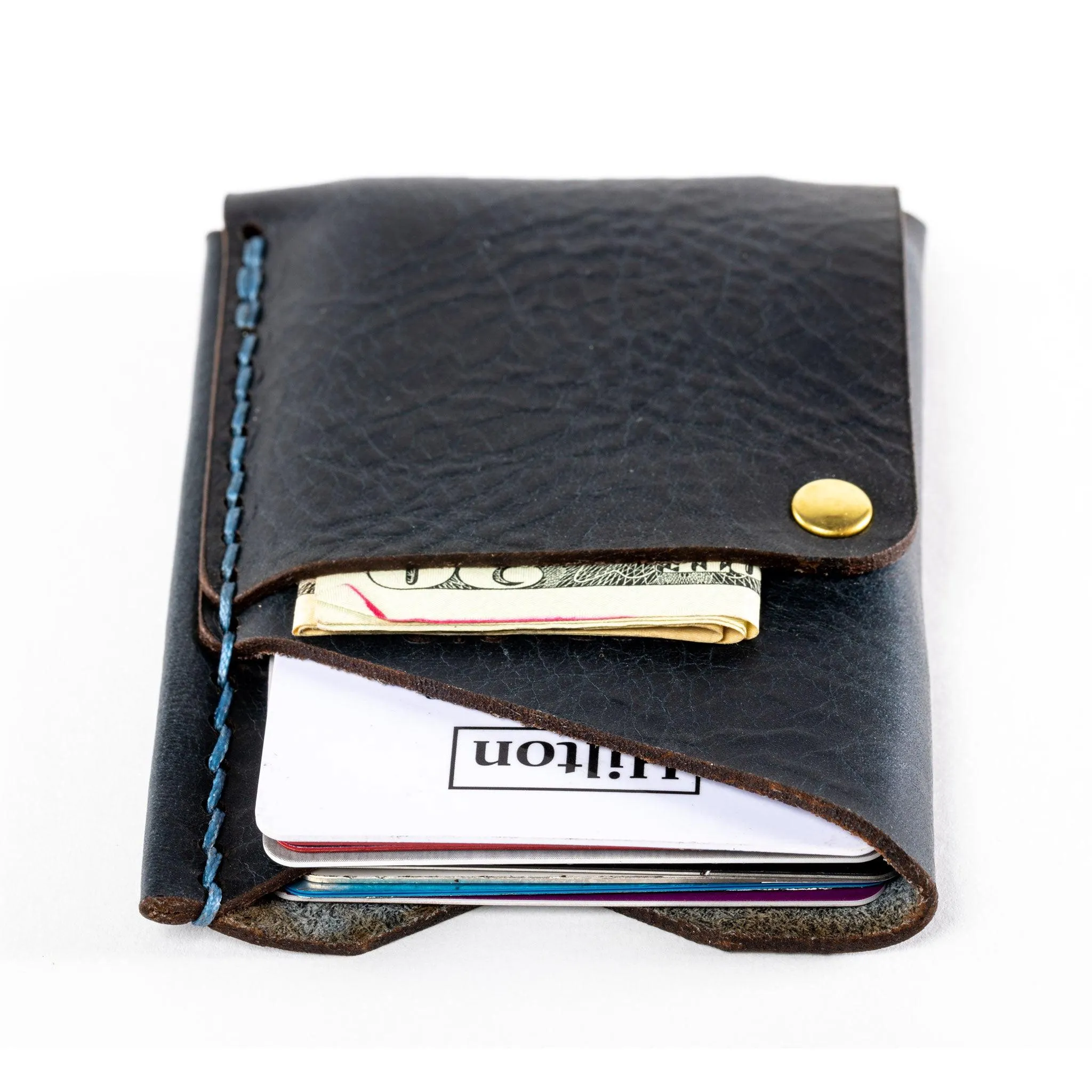 Big Spender Leather Wallet in Midnight