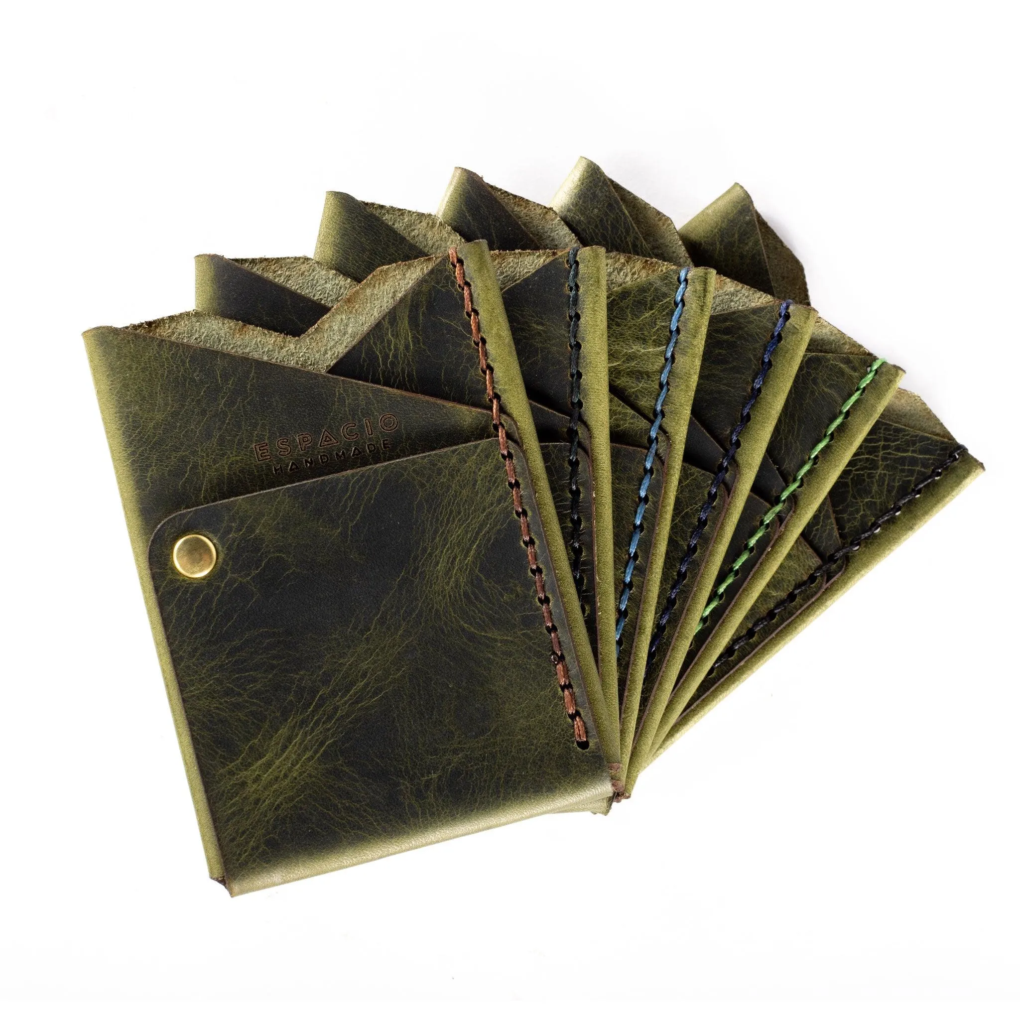 Big Spender Leather Wallet in Olive