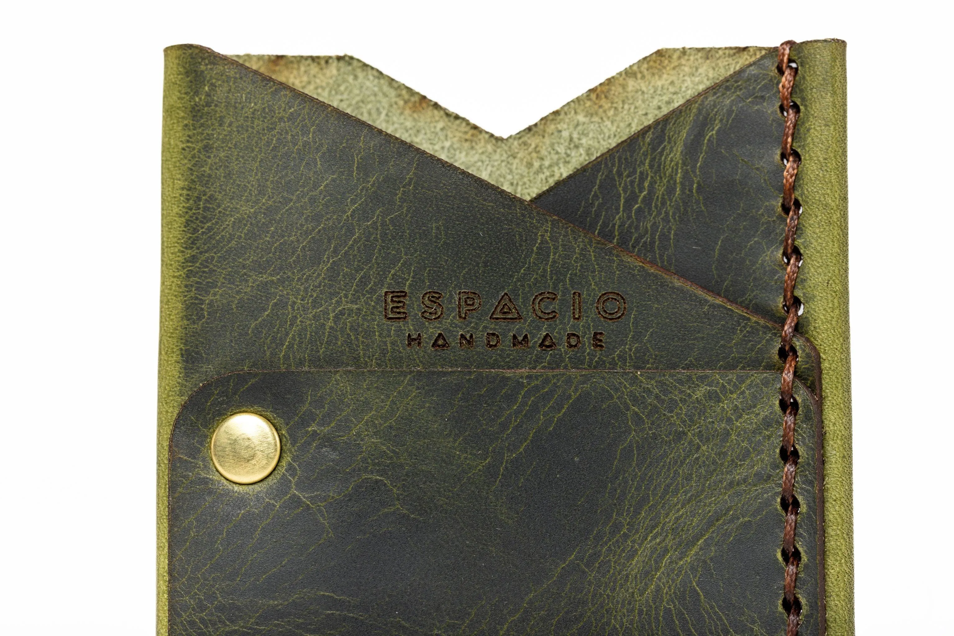 Big Spender Leather Wallet in Olive