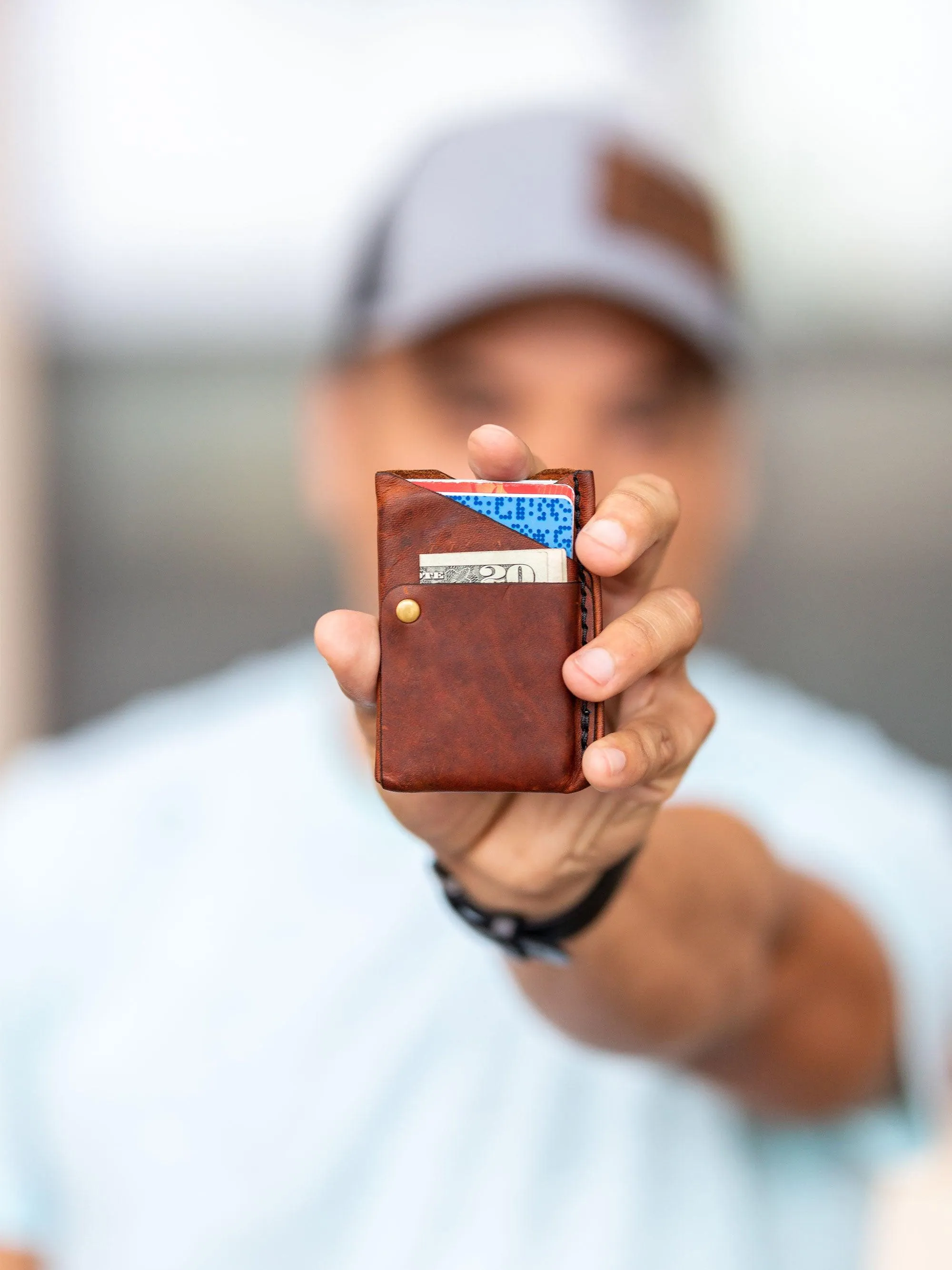 Big Spender Leather Wallet in Pecan