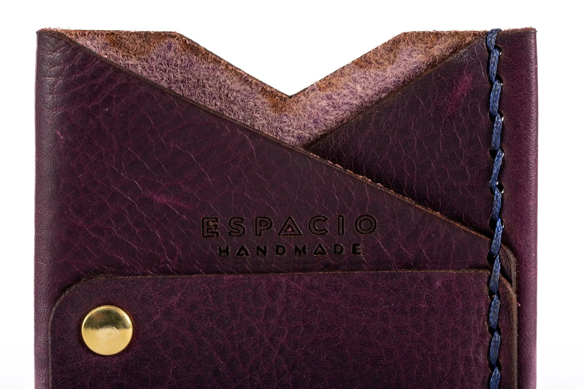 Big Spender Leather Wallet in Plum