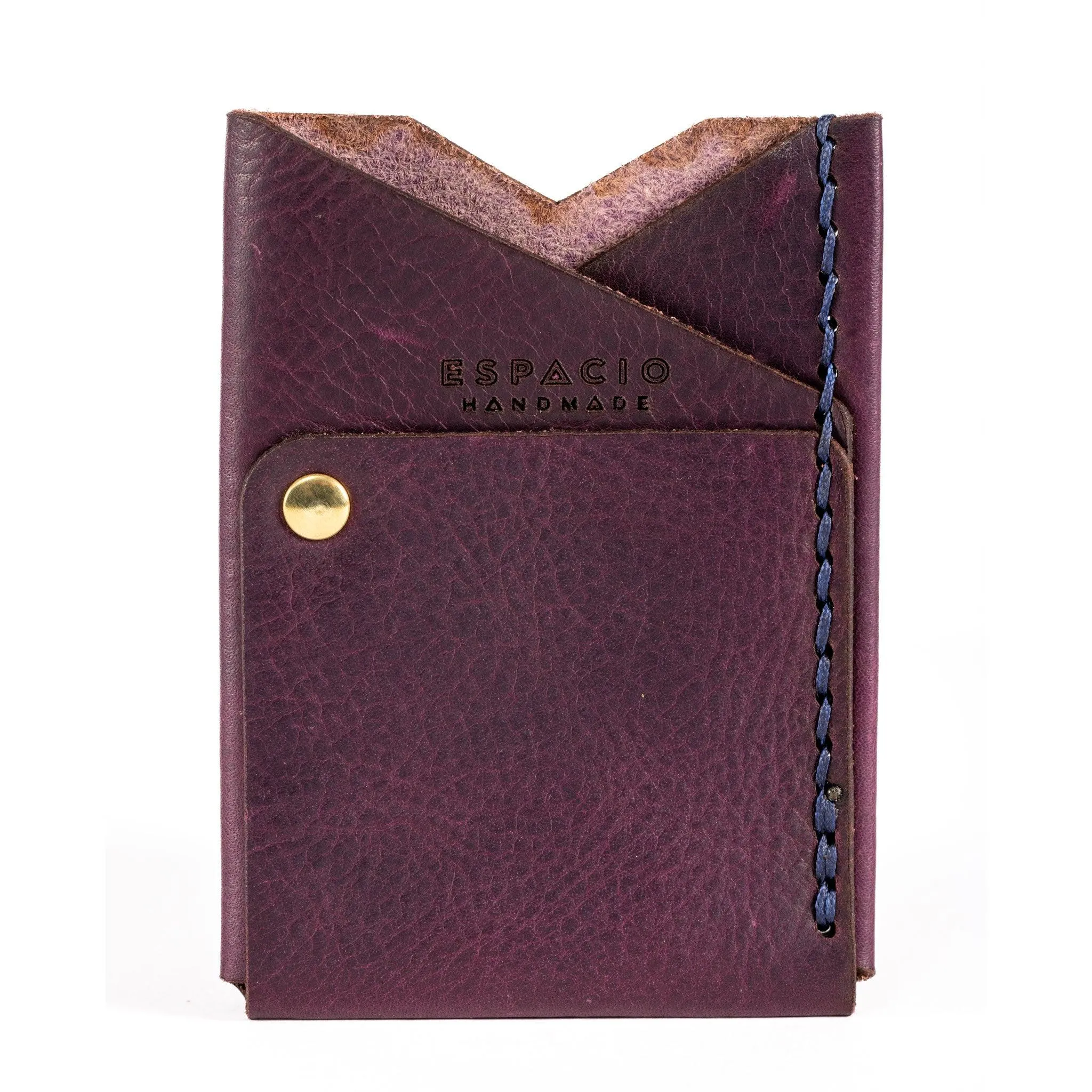Big Spender Leather Wallet in Plum