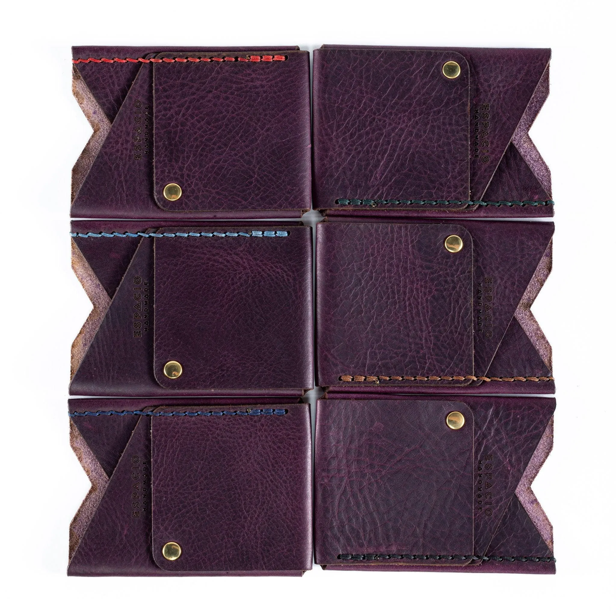 Big Spender Leather Wallet in Plum