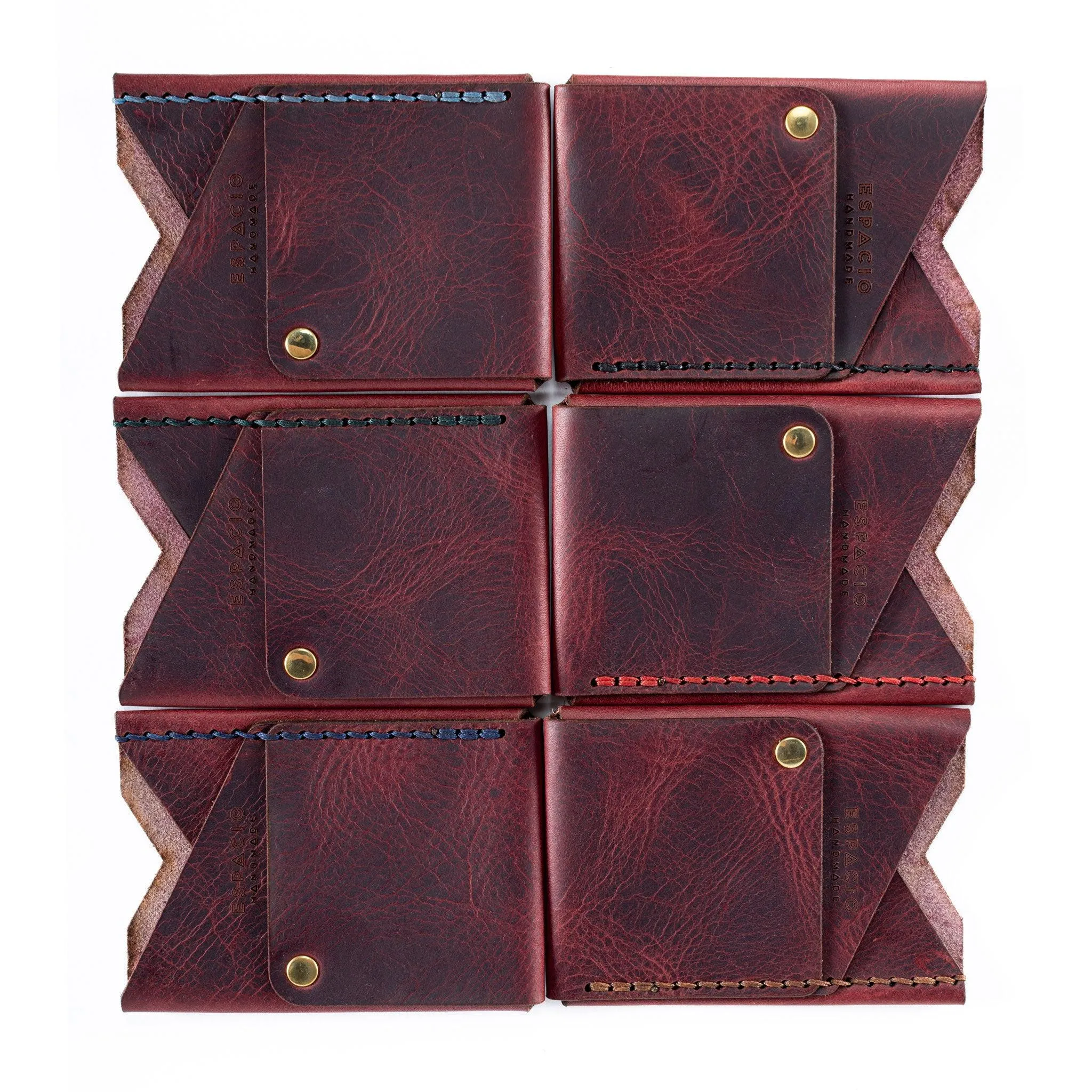 Big Spender Leather Wallet in Sangria