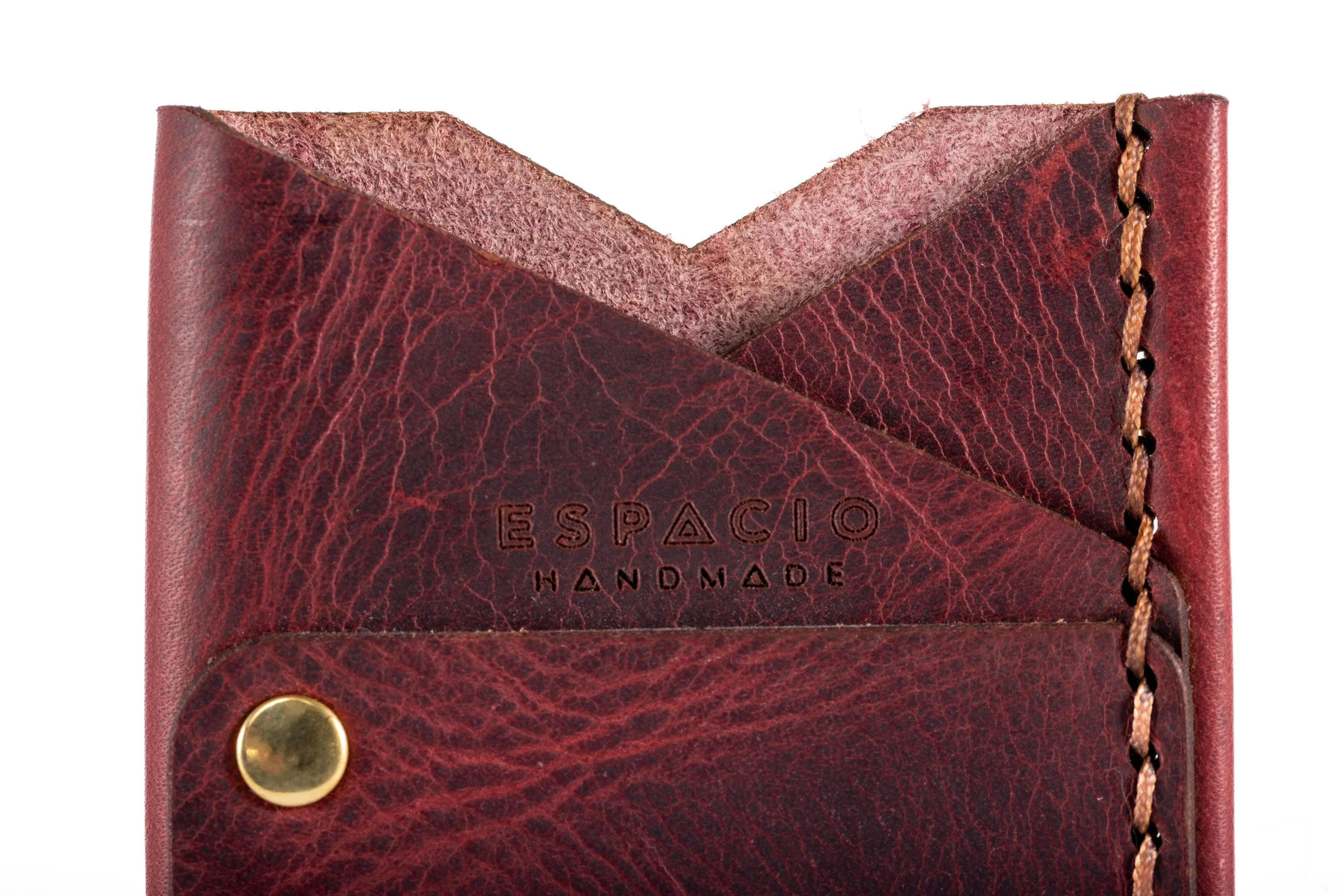 Big Spender Leather Wallet in Sangria