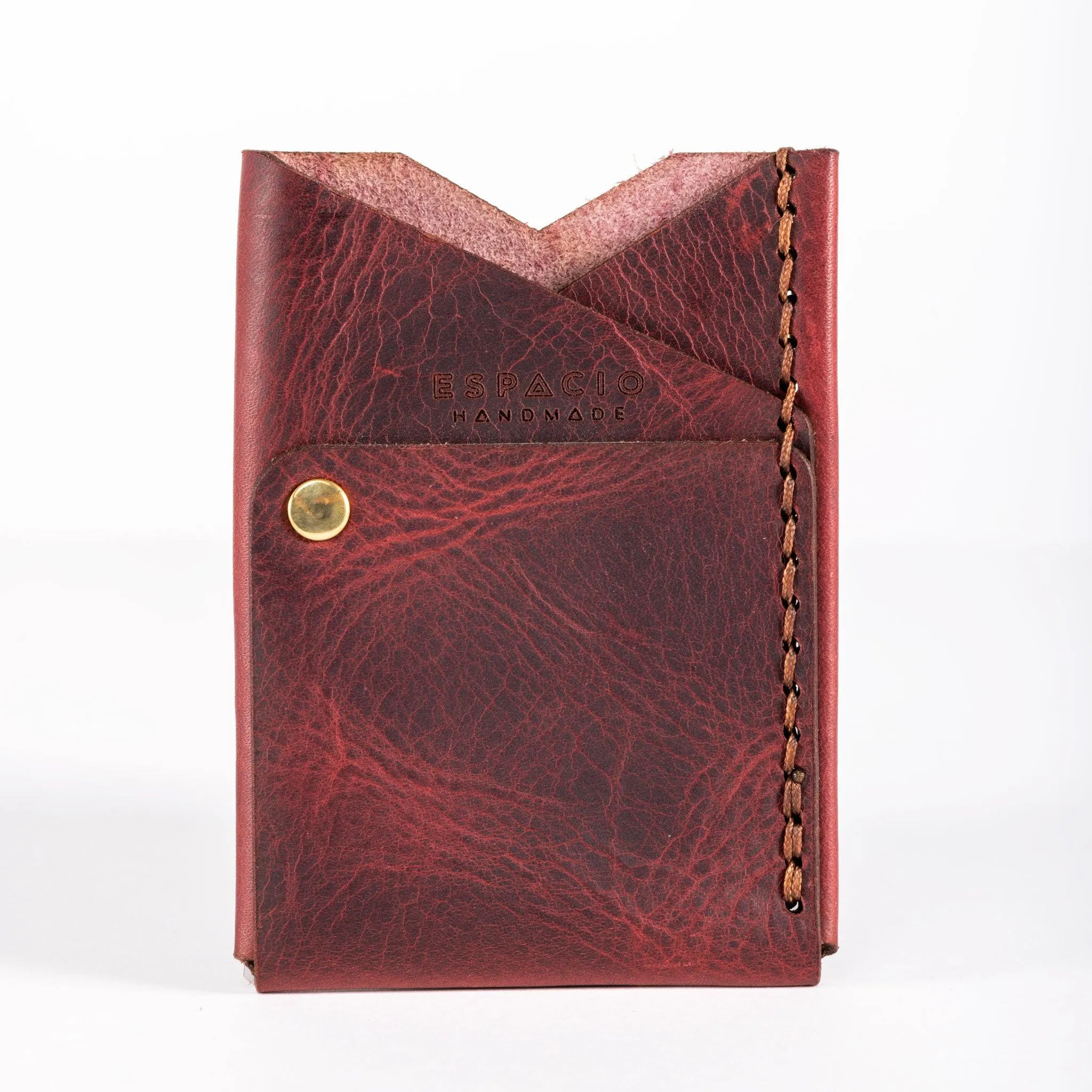 Big Spender Leather Wallet in Sangria
