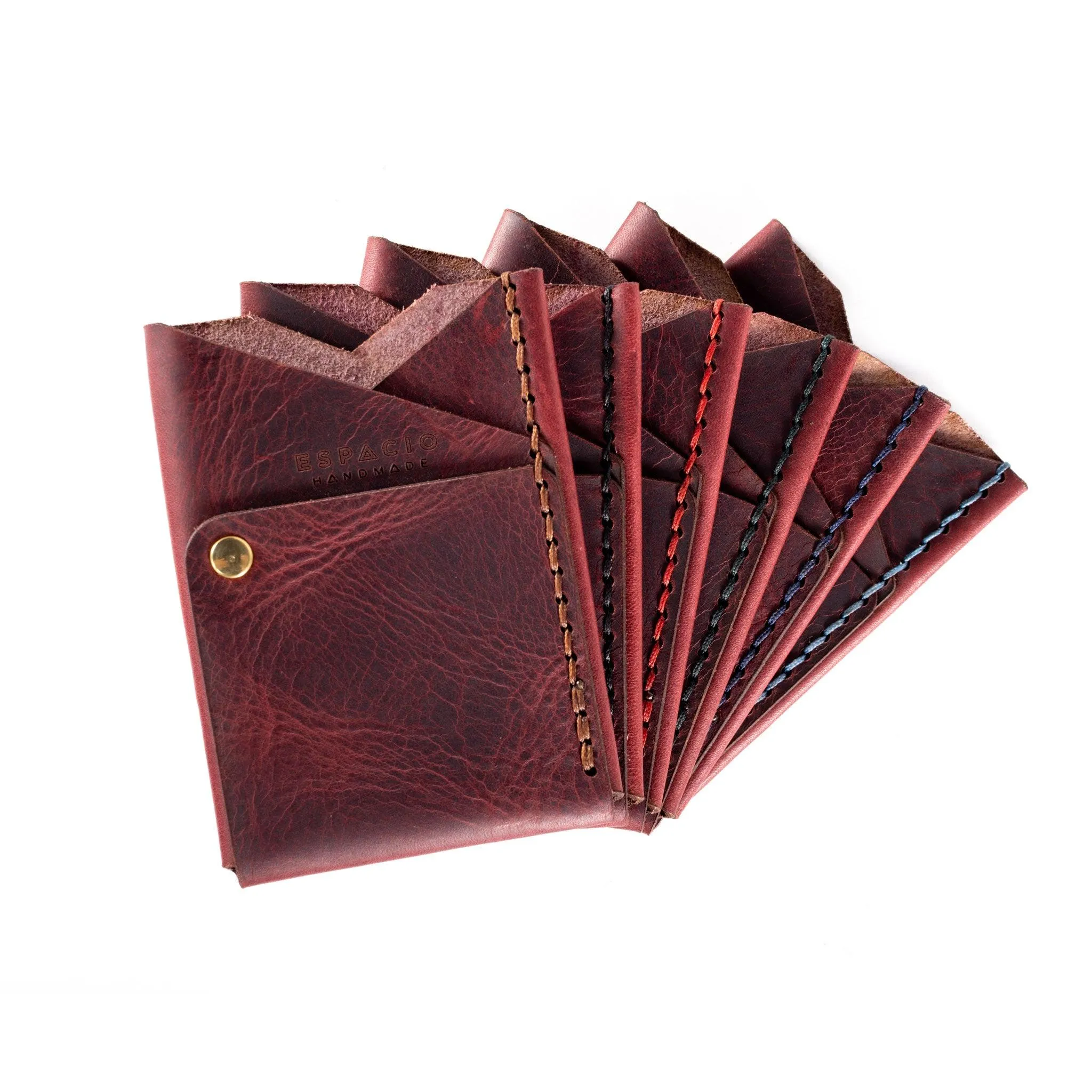Big Spender Leather Wallet in Sangria