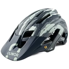 Bike Helmet with Removable Visor and Adjustable Dial