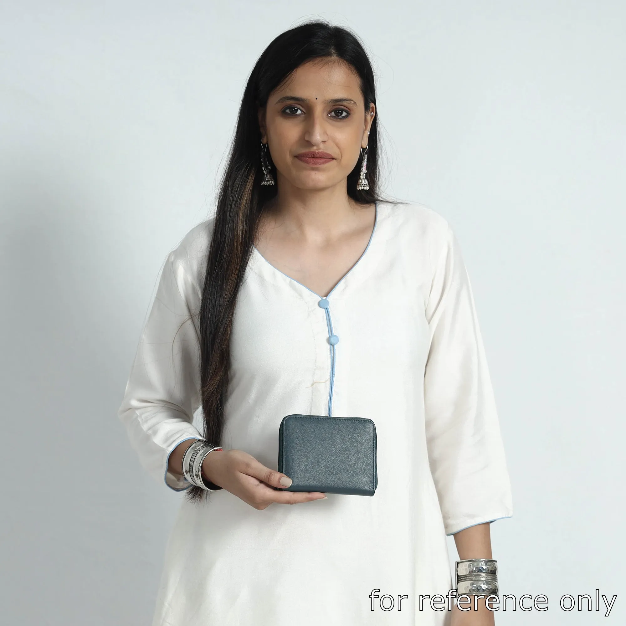 Blue - Handcrafted Leather Wallet
