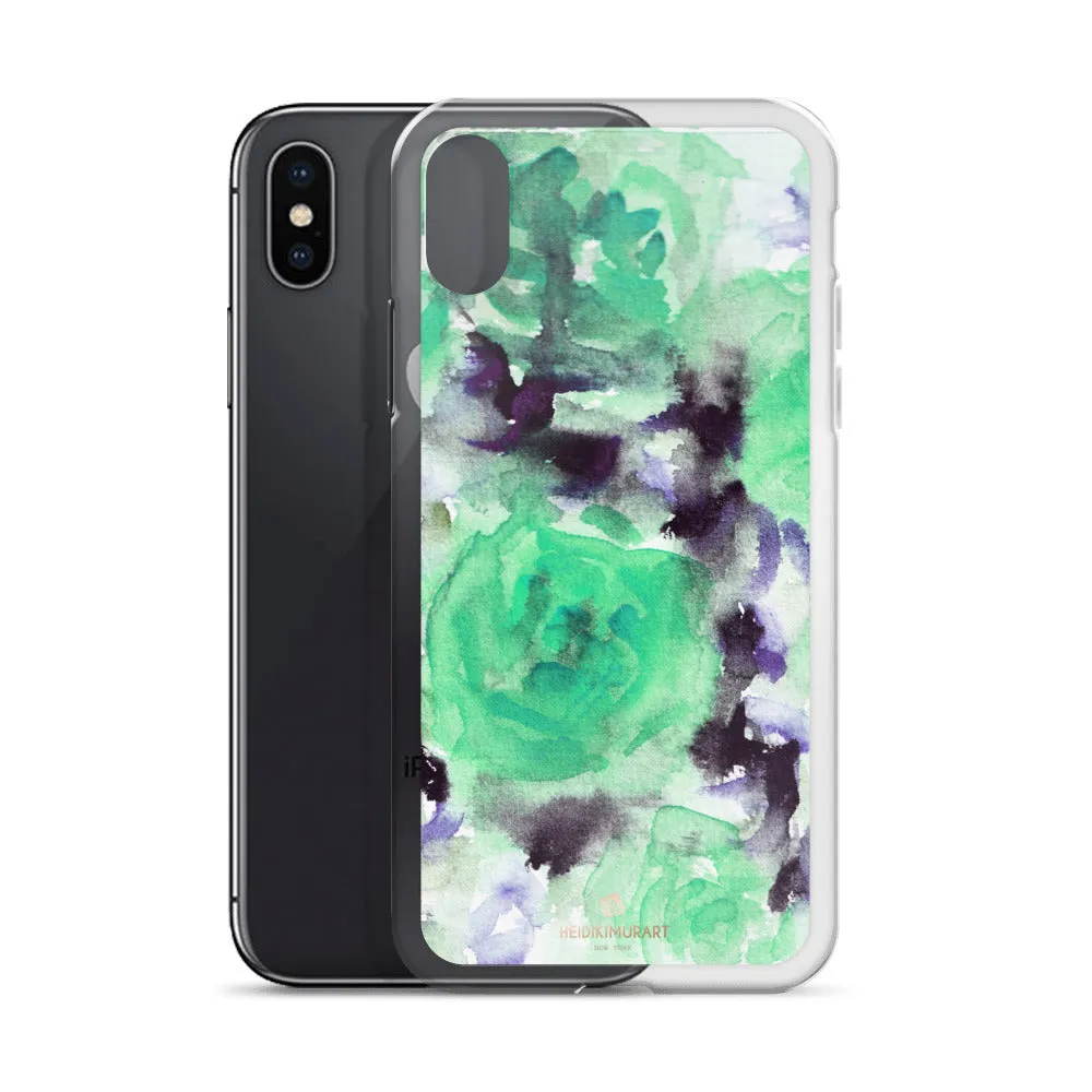 Blue Rose Floral iPhone Case, Stylish iPhone X | XS | XR | XS Max | 8 | 8  | 7| 7  Phone Case