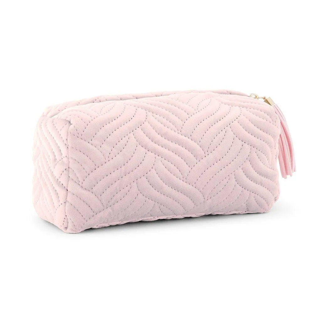 Blue Velvet Makeup Bag
