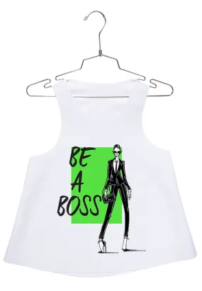 BOSS in GREEN Racerback