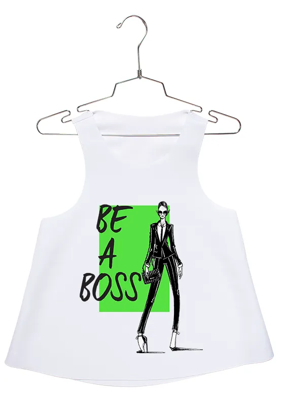 BOSS in GREEN Racerback