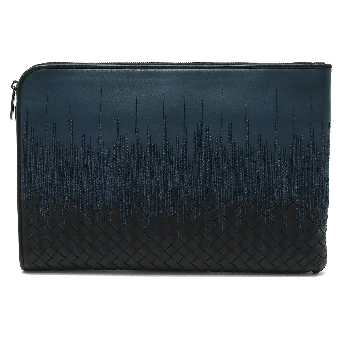 Bottega Veneta Embroidered Intrecciato Leather Clutch