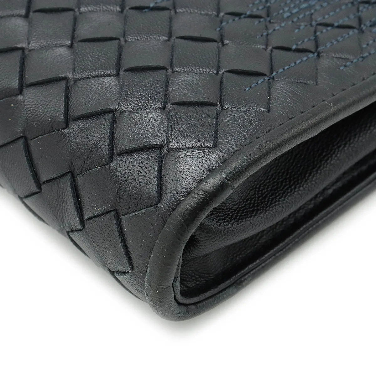 Bottega Veneta Embroidered Intrecciato Leather Clutch