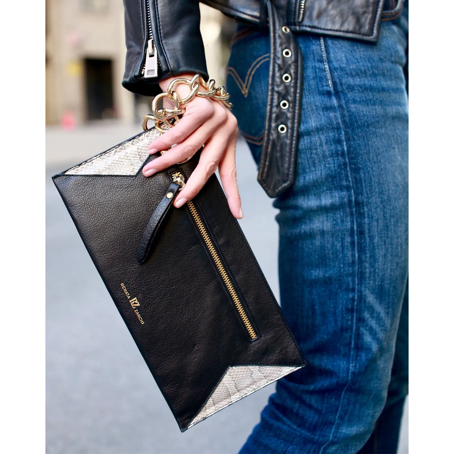 Brickell clutch bag