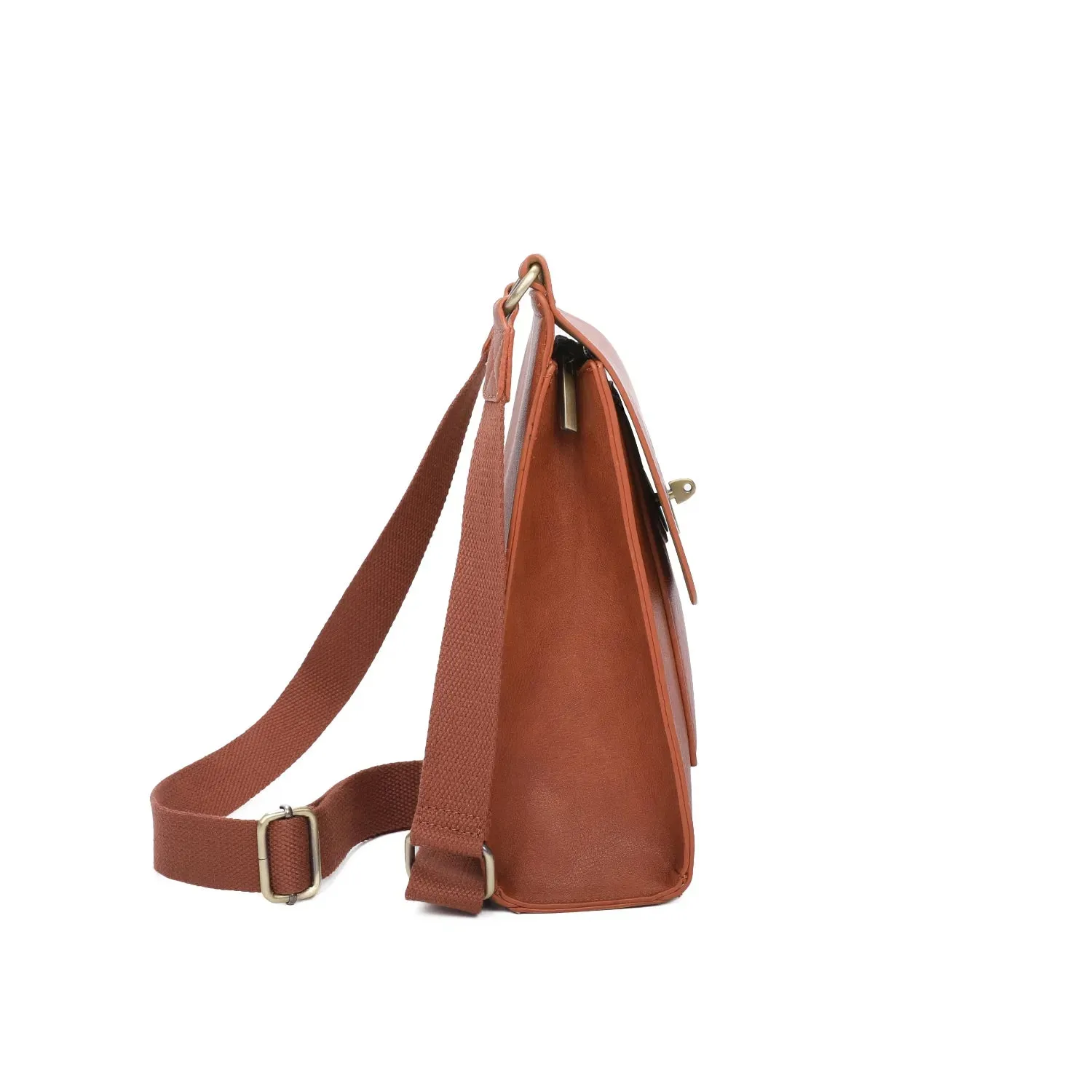 Brown Lottie Crossbody Bag