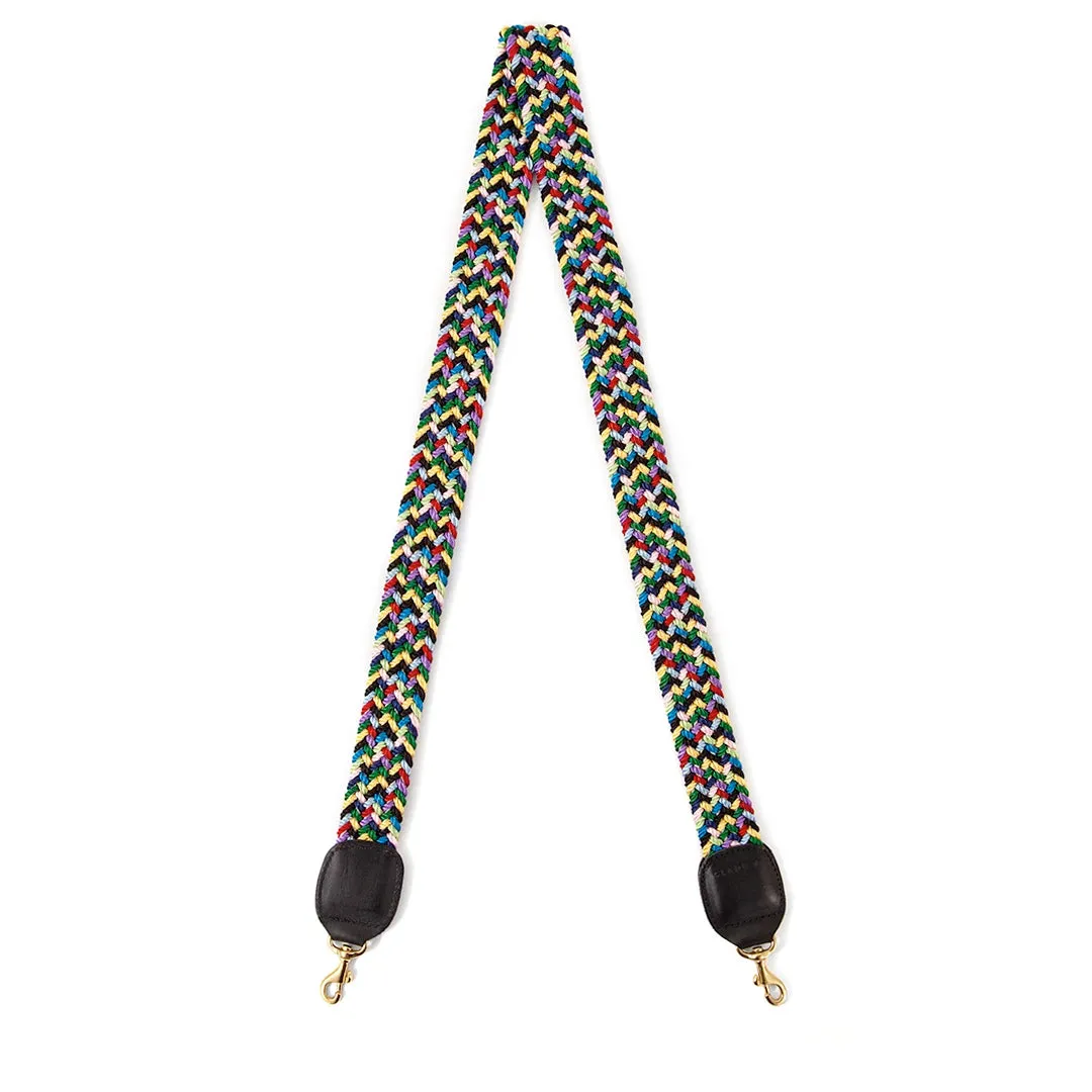 Clare V. - Crossbody Strap in Multi Webbing