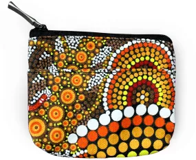 Coin Bag Square - Colin Jones - Kangaroo Ochre