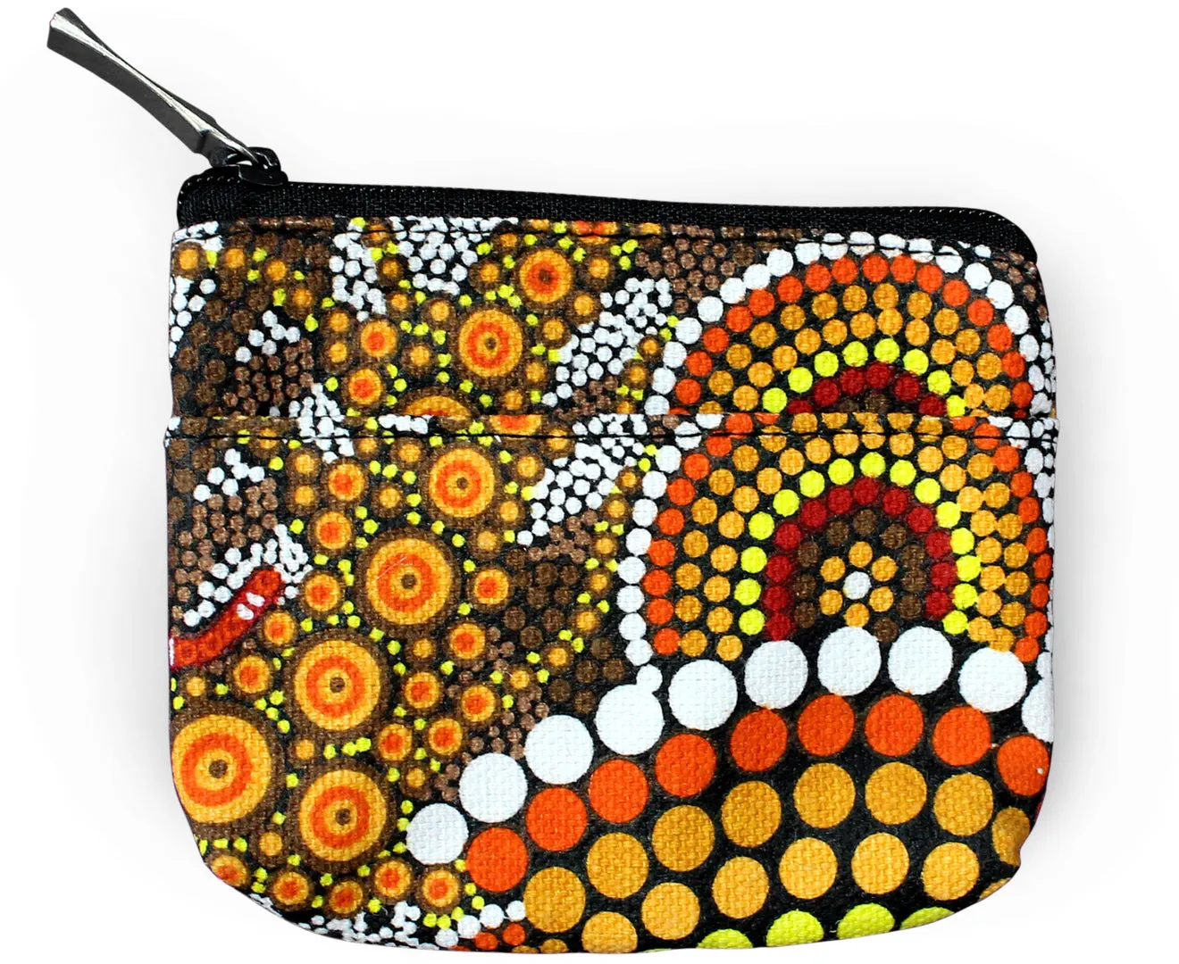 Coin Bag Square - Colin Jones - Kangaroo Ochre
